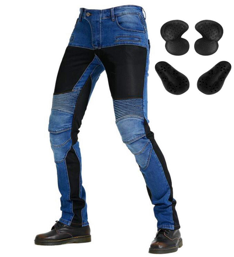 Motorcycle Wearing Gear - Pantaloni da moto da uomo Jeans