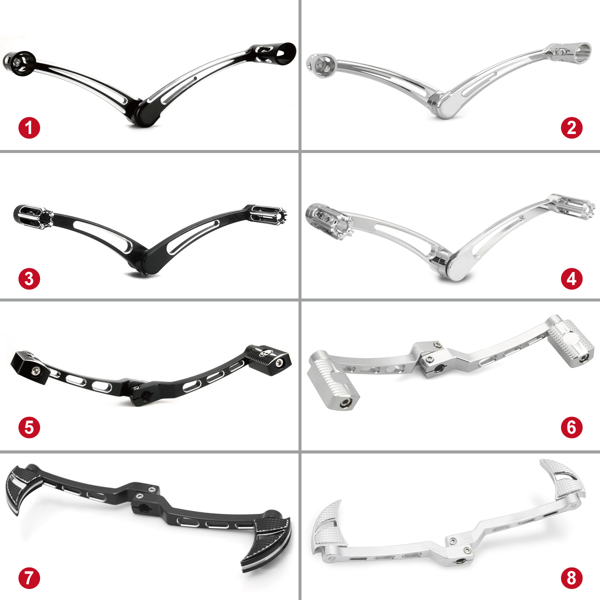 Motorcycle Gear Linkage Rod - Leve del cambio per freno e