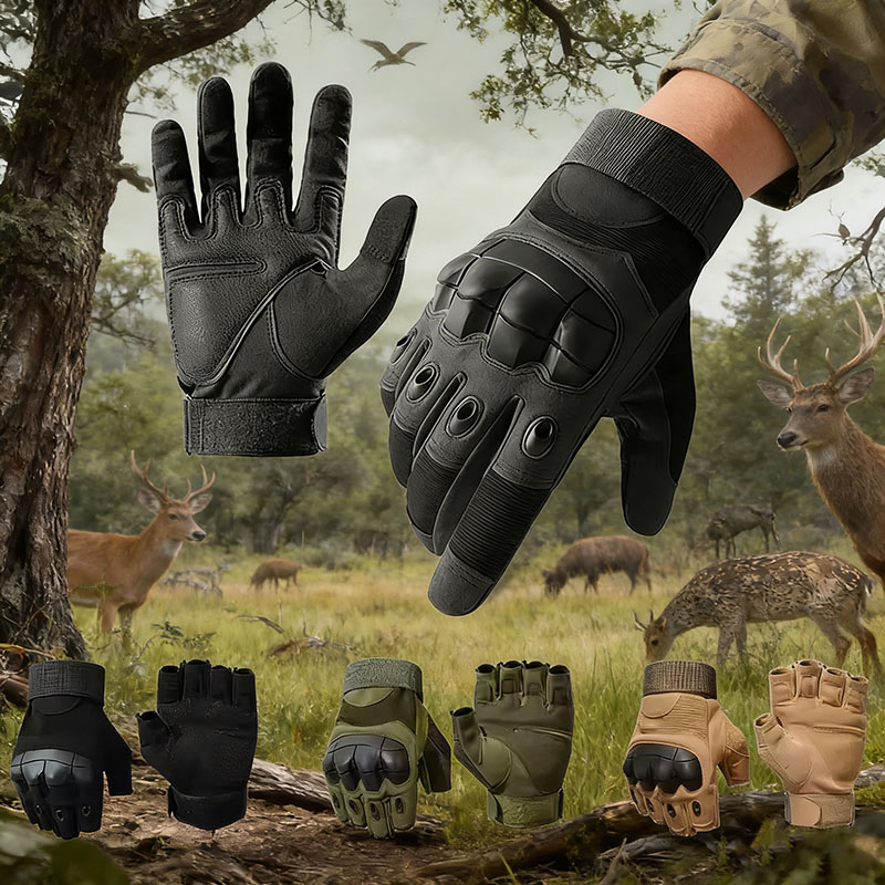 Motorcycle Gear Cycle - Guanti Tattici per Moto, Campeggio, Ciclismo,