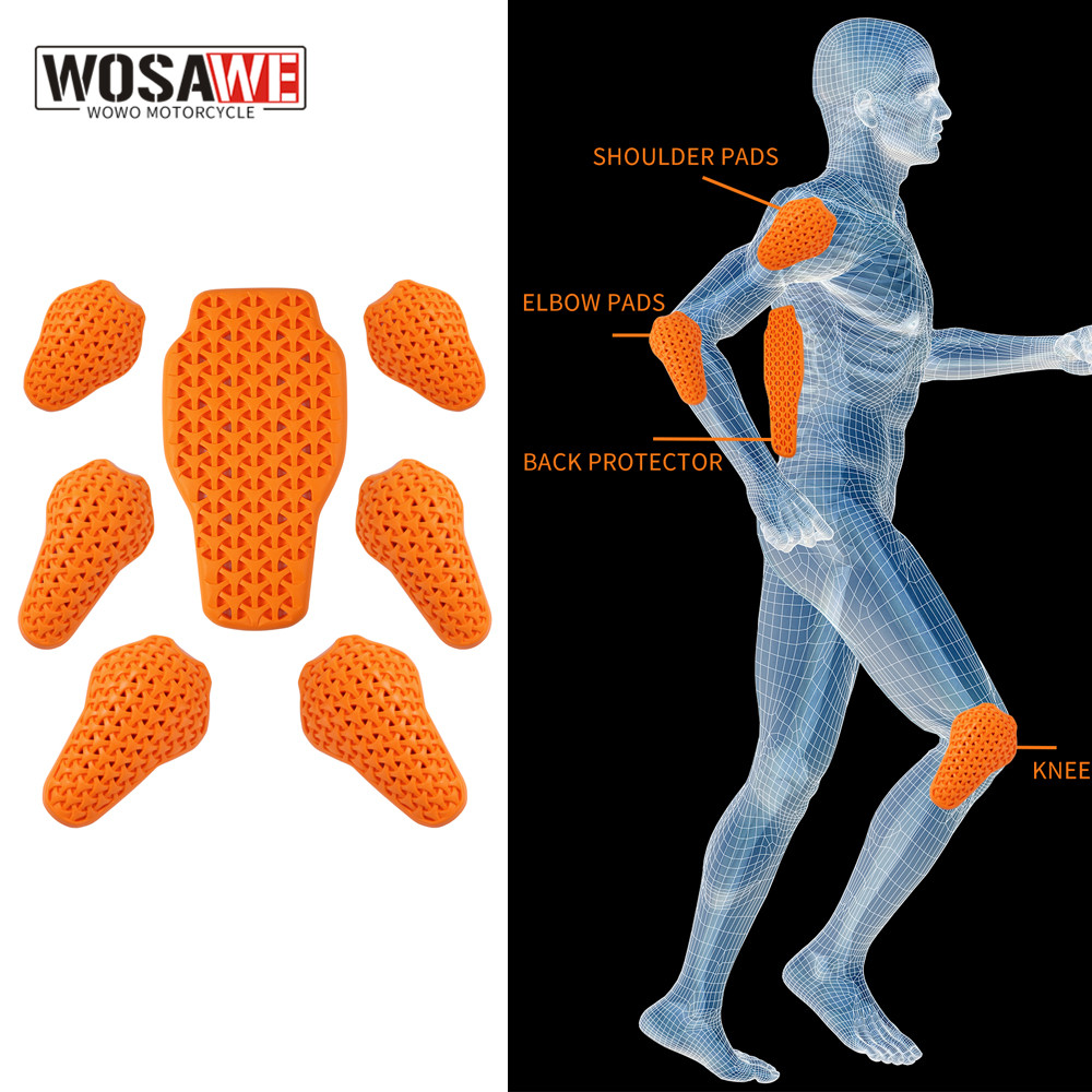 Motorcycle Gear Cycle - WOSAWE Giacca da moto Fodera Protezioni