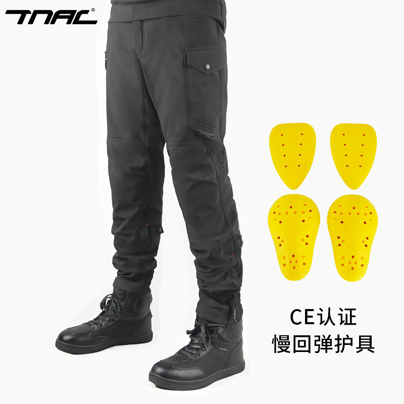 Motorcycle Wearing Gear - Pantaloni da Moto TNAC con Protezioni