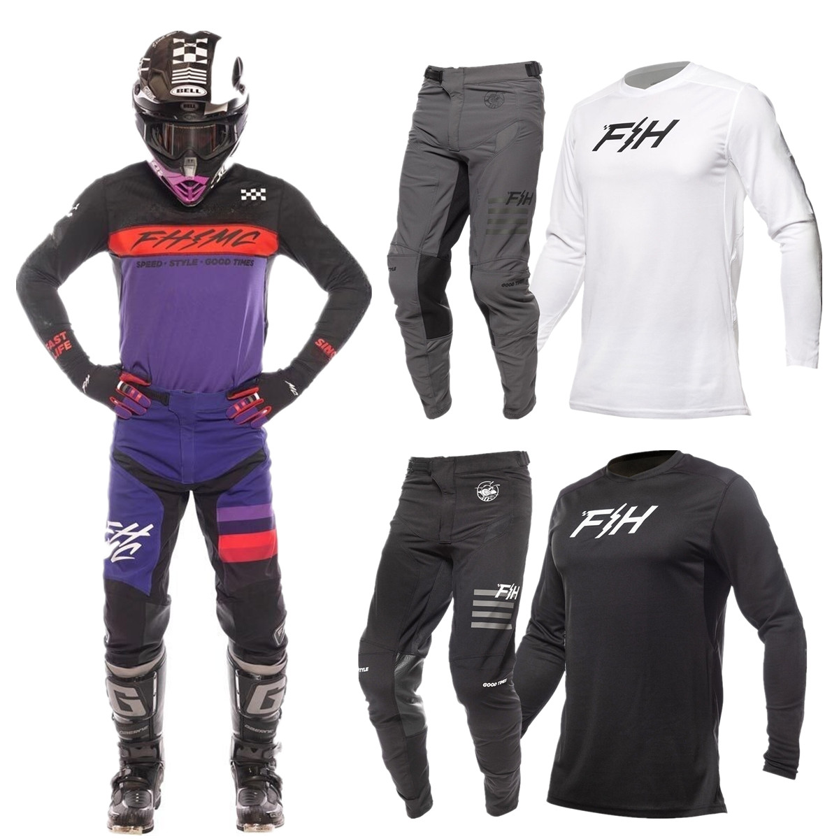 2026 FH Motocross Gear Set Top - Motorcycle Wearing Gear recensione e prezzo
