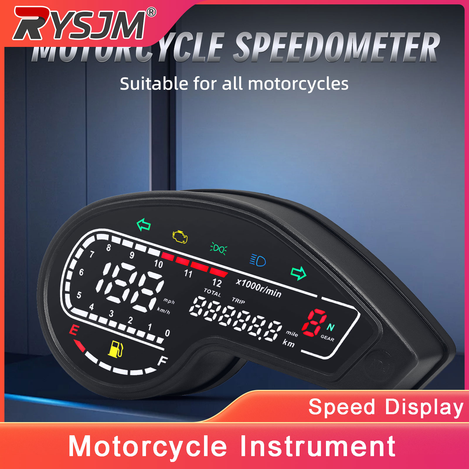 Tachimetro Digitale LED per Mo - Motorcycle Gear And Accessories recensione e prezzo