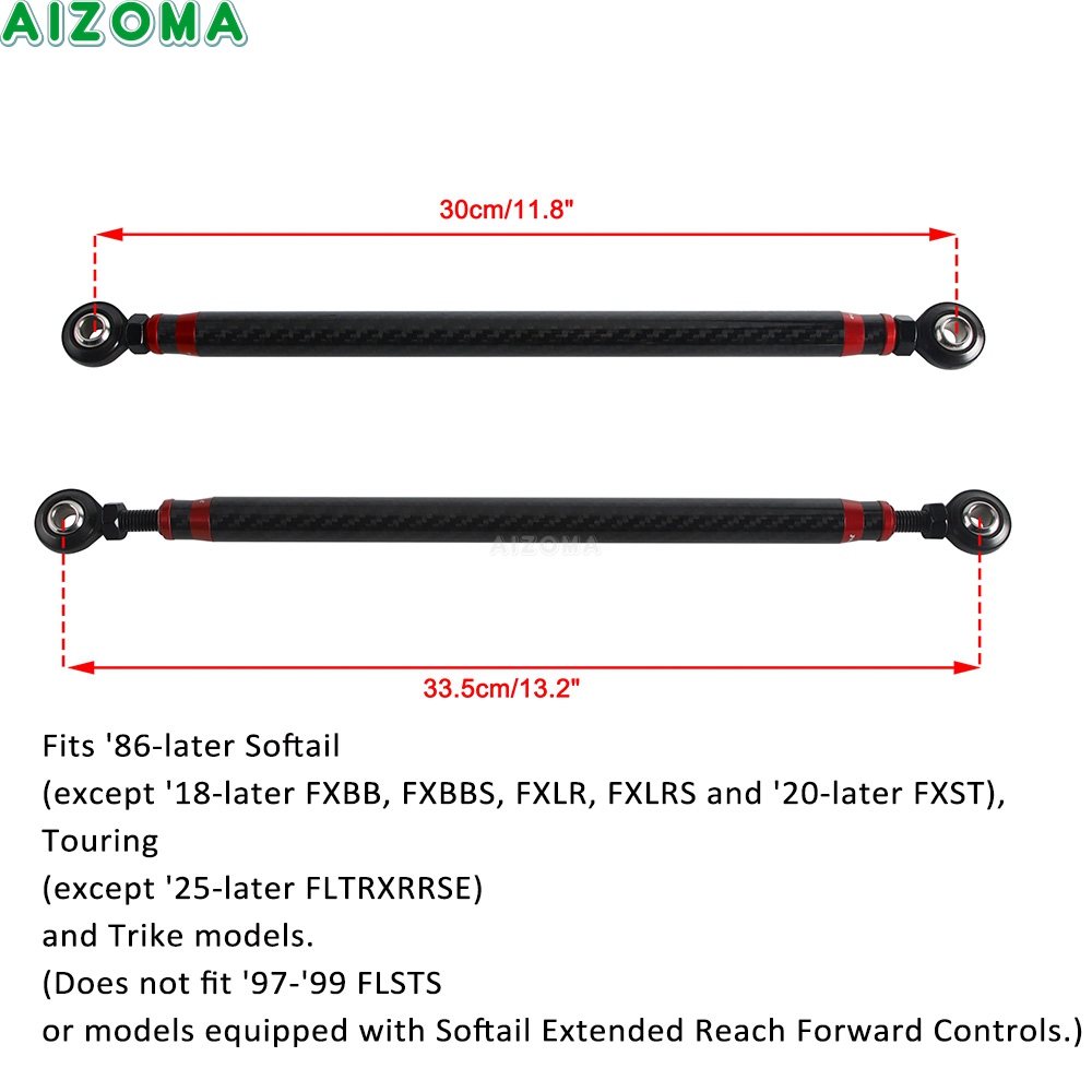 Leva del Cambio Moto 300mm-335 - Motorcycle Gear Linkage Rod recensione e prezzo