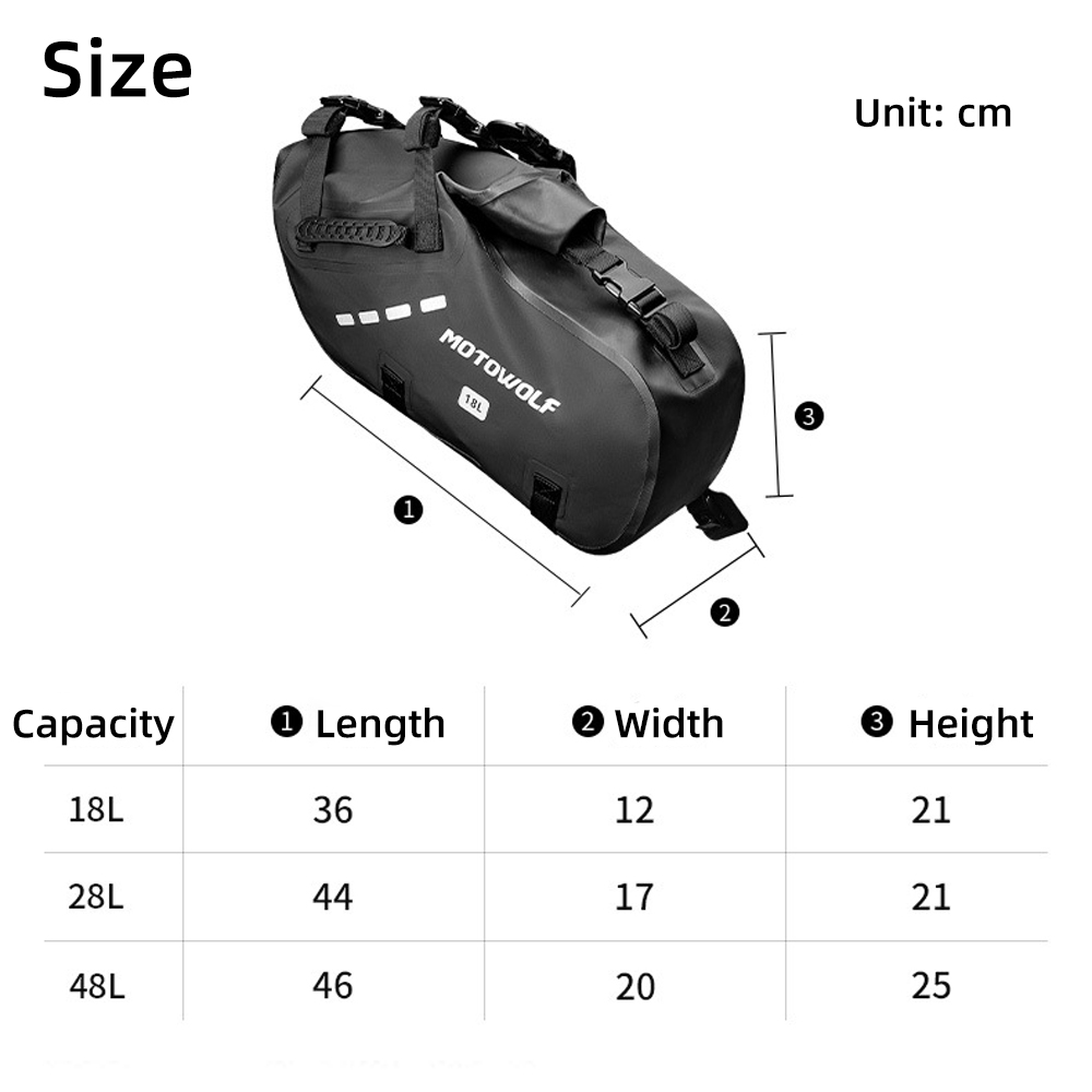 Borse Laterali Impermeabili pe - Motorcycle Gear Bag recensione e prezzo