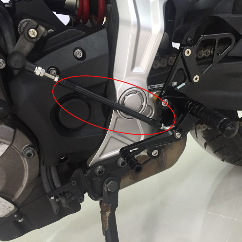 Pedane Moto Nere 40 70 90 100  - Motorcycle Gear Linkage Rod recensione e prezzo