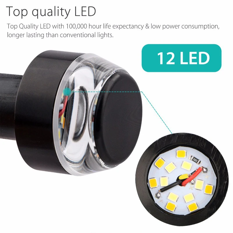 1/2 pz moto manubrio LED indic - Motorcycle Gear Yellow recensione e prezzo