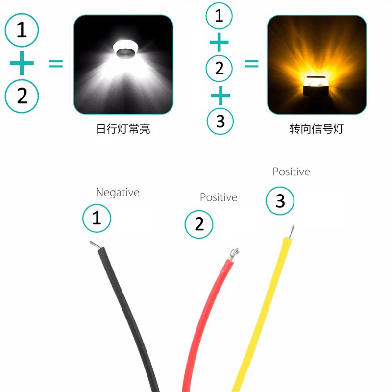 1/2 pz moto manubrio LED indic - Motorcycle Gear Yellow recensione e prezzo